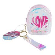 Glamour Holografisch Rugzakje aan Sleutelhanger