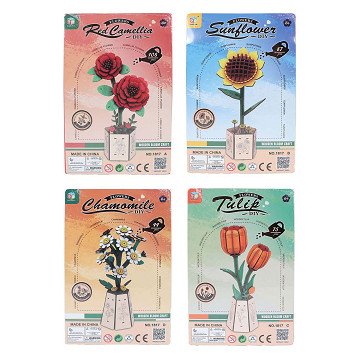 Make Your Own Wooden Flowers - 20.5cm