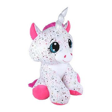 Take Me Home Unicorn White/Pink Soft Toy - 70cm