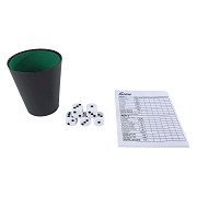 Play Today Dice Game with Cup and 5 Dice