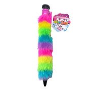 Glamour Flauschiger Jumbo-Regenbogenstift – 28 cm