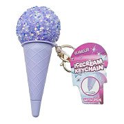 Glamour-Stift-Eiscreme am Schlüsselanhänger