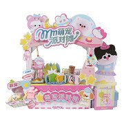 Kawaii Craft Stall Animal Party - Pink