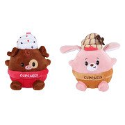 Flauschiger Menü-Cupcake Bier - 14 cm