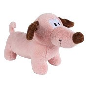 Mini Club Hond Teckel Pluche - 28cm Roze