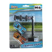 2-Play Verkeerslicht met 3 Lichten en 2 Auto's