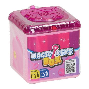 Verrassingsdoosje Roze 5 Sleutels - 5x5x5cm