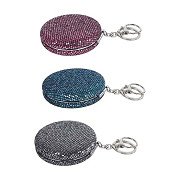 Glamouröser Spiegel mit Diamanten, 3 Stück, sortiert, 7,5 cm