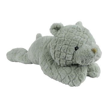 Mini Club Plüschbär, liegend, grün - 70 cm