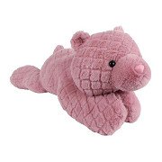 Mini Club Plüschbär, liegend, rosa - 70 cm