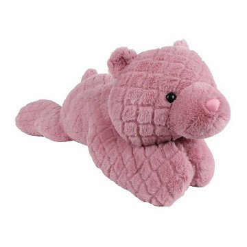 Mini Club Plüschbär, liegend, rosa - 70 cm