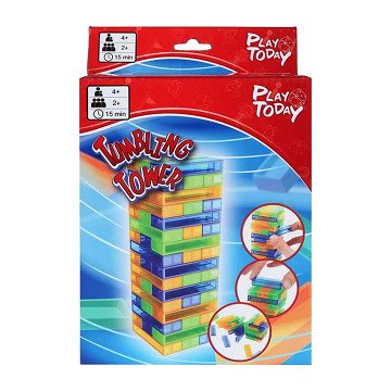 Play ToDay Transparenter Stapelturm, 45 Teile