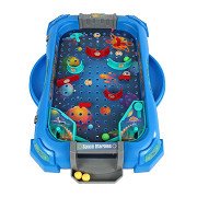 Flipperautomaten-Weltraummurmeln 2-in-1 - 33,5 x 24,5 cm