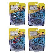 Metal Racing Bike with Spare Wheels - 10cm