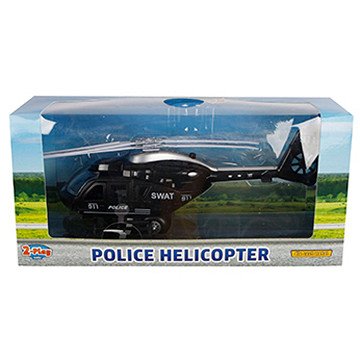 2-Play Helicopter Police USA with Light and Sound