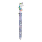 Multi-coloured pen unicorn