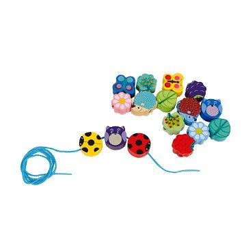 Bead Necklace Stringing Animal and Flower, 17pcs.