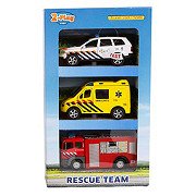2-Play Die-cast Emergency Service Vehicles NL with Light and Sound