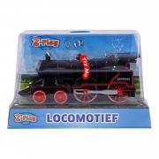 2-Play Die-cast Locomotive with Light and Sound, 14cm