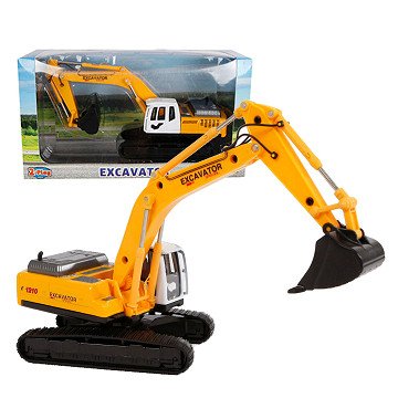 2-Play Die-cast Excavator, 22cm