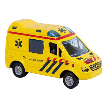 Kids Globe Druckguss-Krankenwagen NL, 8 cm