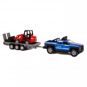 Kids Globe Off-Road Vehicle with Trailer and Shovel, 30cm