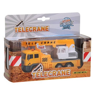 Kids Globe Crane Die-cast with Light and Sound, 15cm