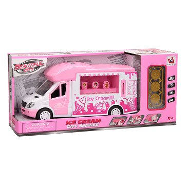 Ice Cream Food Truck with Light and Sound, 27cm