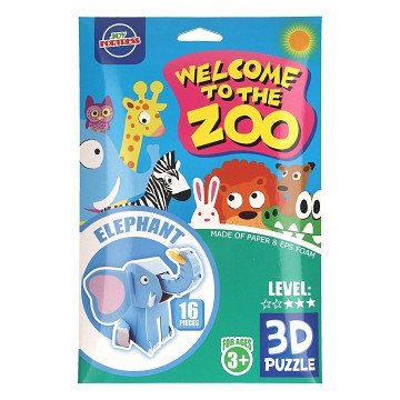 Schaumstoff-3D-Puzzle Wildes Tier