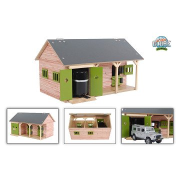 Kids Globe Horse Stable with 2 Boxes and Storage 1:32