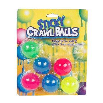 Sticky Balletjes Glow in the Dark, 6st.