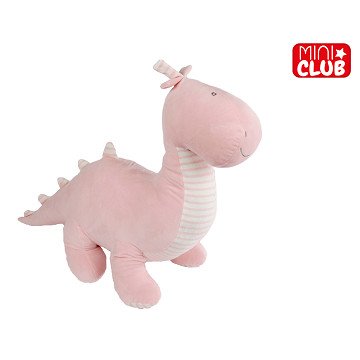 Mini Club Dinosaurus Pluche Roze, 50cm