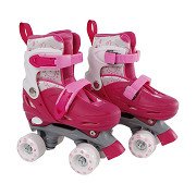 Street Rider Rollschuhe Pink Verstellbar, Größe 31-34