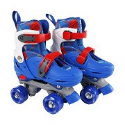 Street Rider Roller Skates Blue Adjustable, Size 31-34