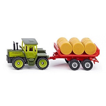 Siku 1670 Tractor met Trailer 1:64