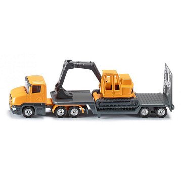 Siku 1611 Low loader with Excavator 1:64