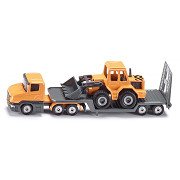 Siku 1616 Low loader with front loader 1:64