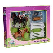 Horses, Riders and Accessories, 1:24