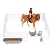 Kids Globe Playset Horse, Rider with Accessories, 1:24