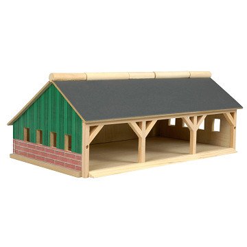 Kids Globe Landwirtschaftlicher Schuppen 3 Abteile Klein, 1:87