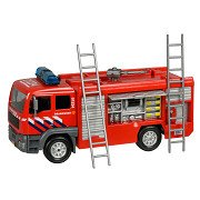 Fire brigade fire engine with light and sound