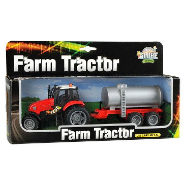 Kids Globe Tractor with Trailer Light & Sound 1:32