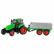 Kids Globe Tractor with Trailer Light & Sound 1:32