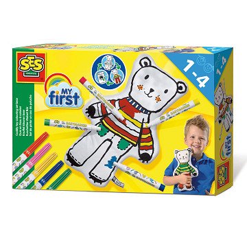 SES My First Knuffel Kleuren Beer