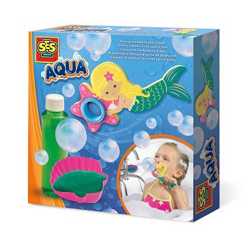 SES Mermaid Bubble Blower in the Bath