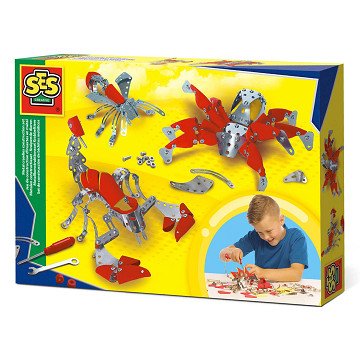 SES Metal Construction Set - Crawling Animals