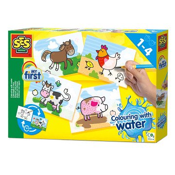 SES My First Coloring with Water - Farm Animals