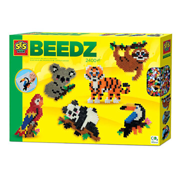 SES Creative Beedz Iron-on Beads - Jungle Animals