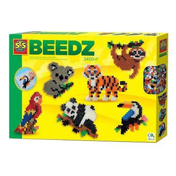 SES Creative Beedz Strijkkralen - Jungle Dieren