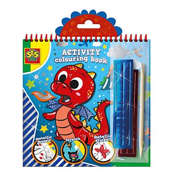 SES Activity and Coloring Book Metallic 3in1